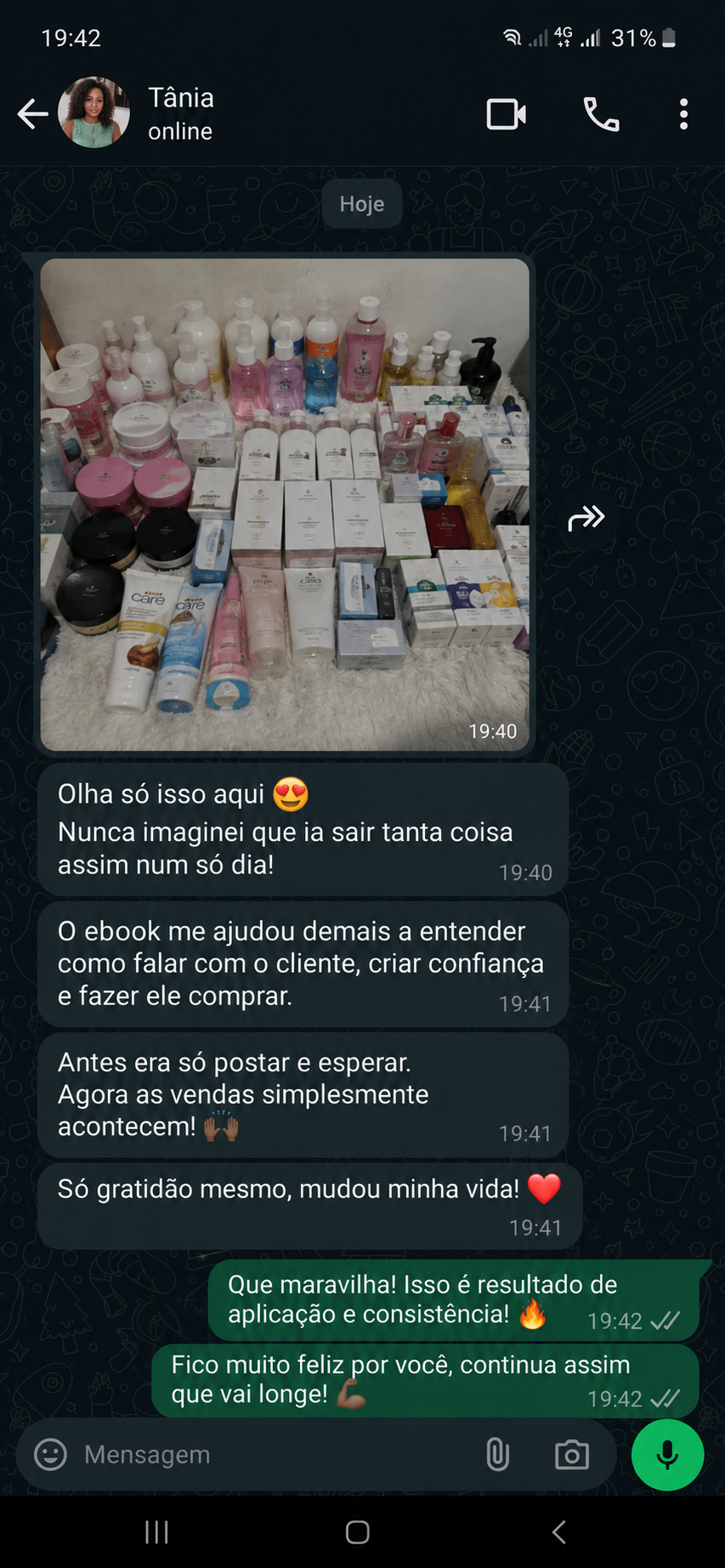 Depoimento da Tânia sobre Vendas que Libertam
